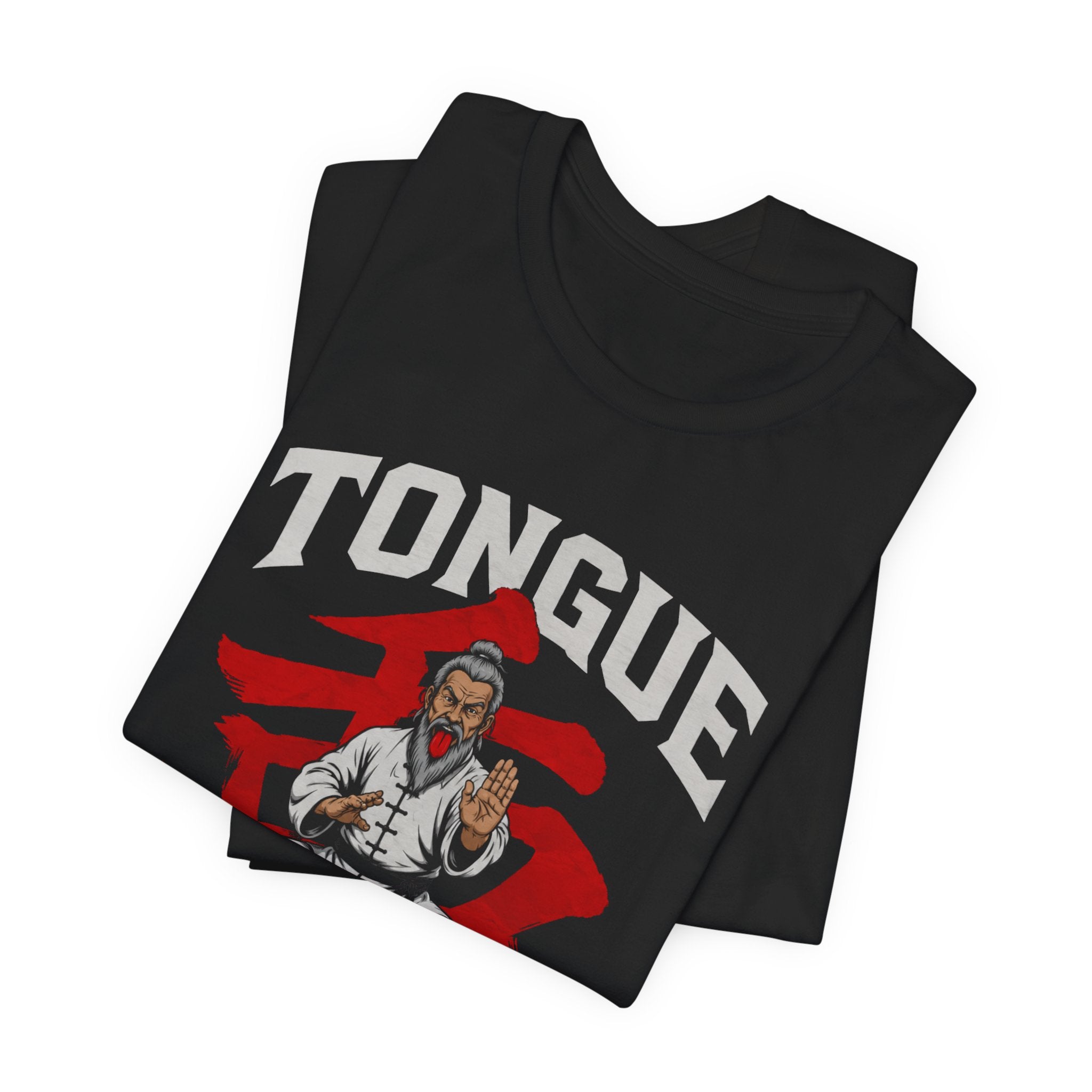 Tongue Fu Master Funny Martial Arts T-Shirt – Edgy Adult Humor Graphic Tee