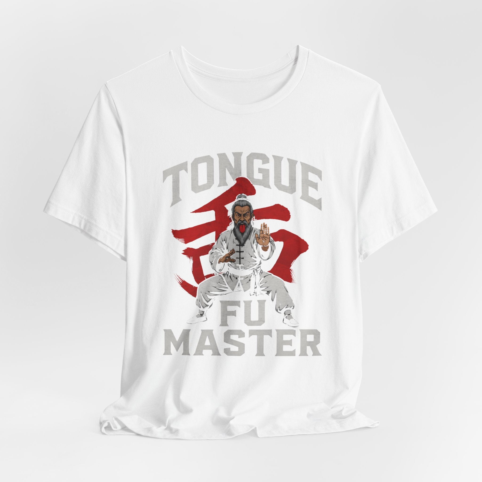Tongue Fu Master Funny Martial Arts T-Shirt – Edgy Adult Humor Graphic Tee