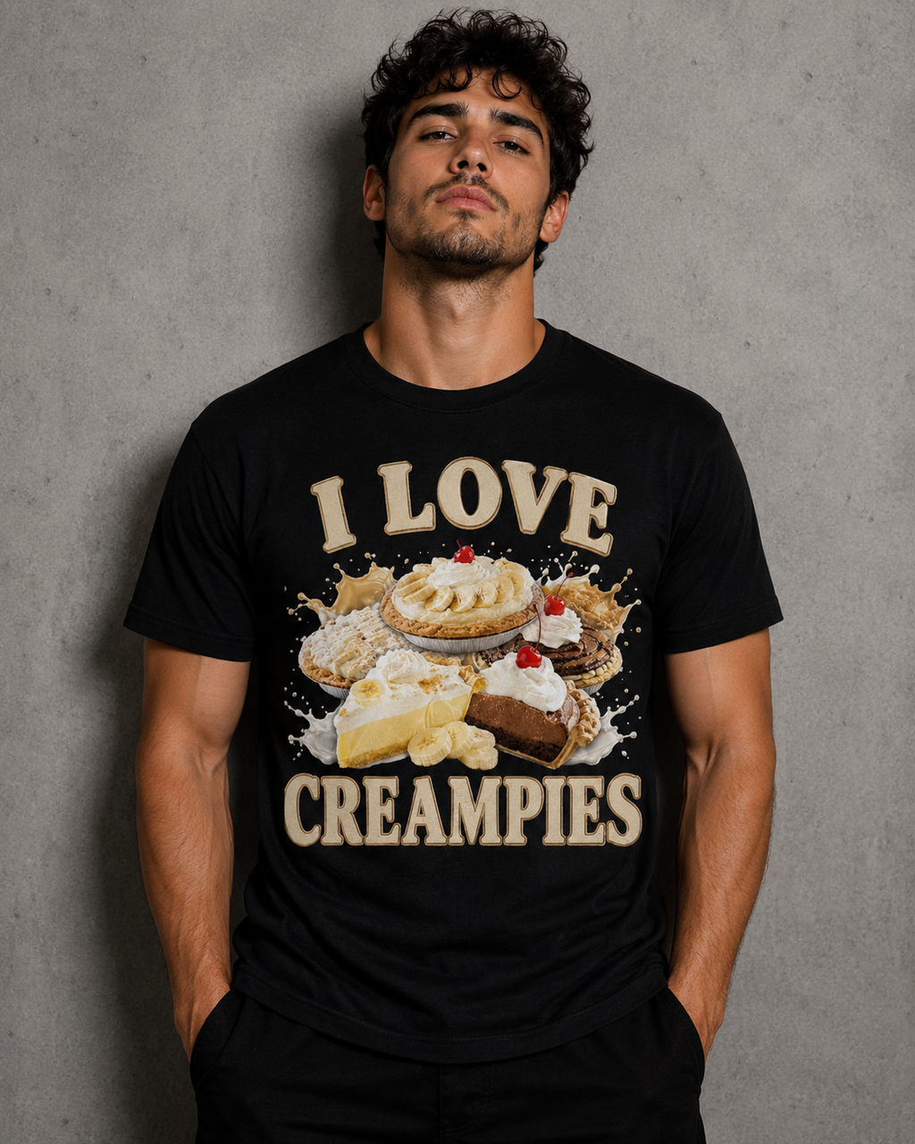 I Love Creampies Funny T-Shirt – Edgy Adult Humor Graphic Tee