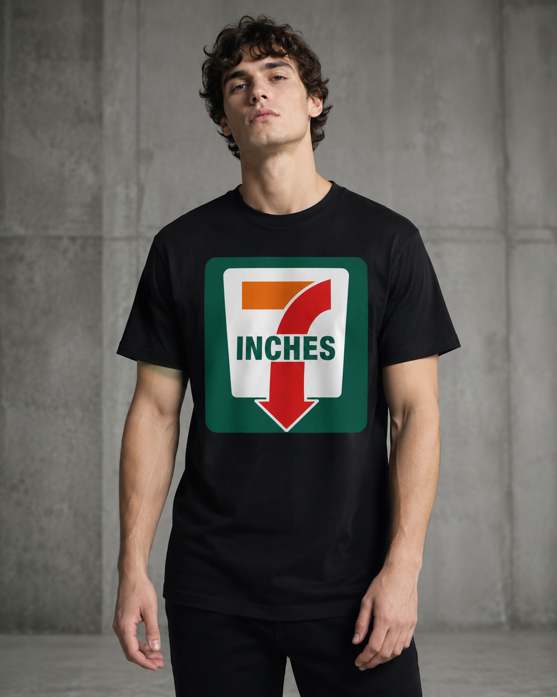 7 Inches Funny Adult Humor T-Shirt – Edgy Double Meaning Graphic Tee